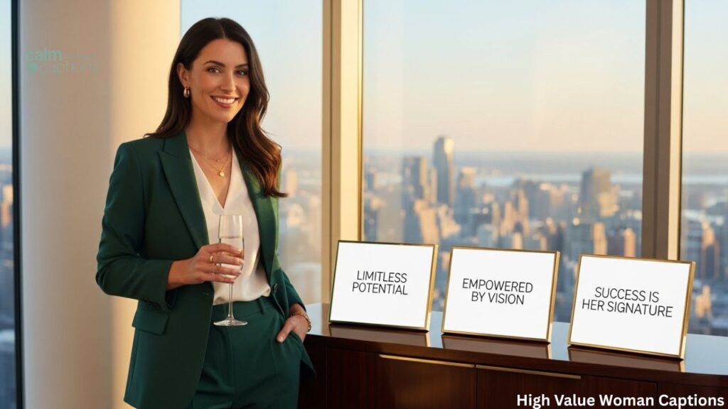 High Value Woman Captions