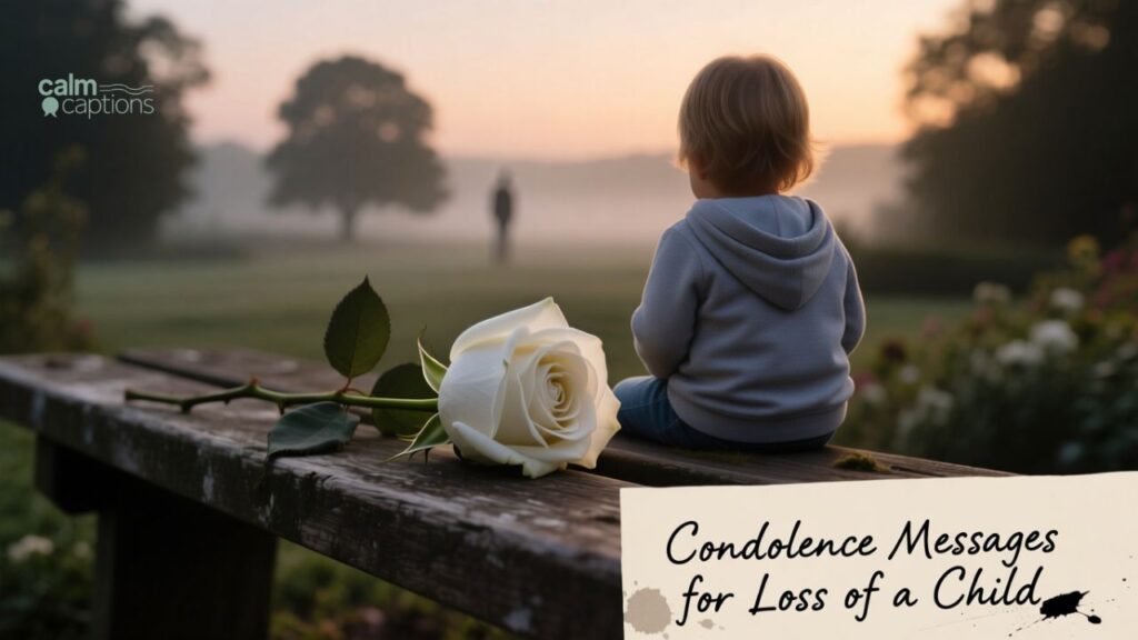 Condolence Messages for Loss of a Child
