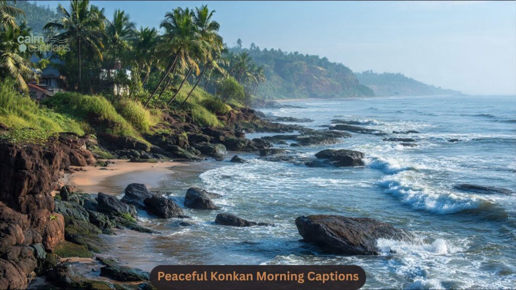 Peaceful Konkan Morning Captions