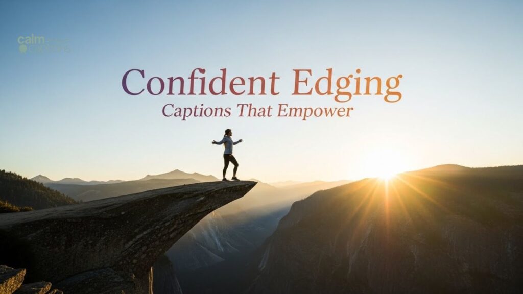 Confident Edging Captions That Empower