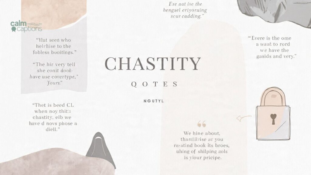 Best Chastity Quotes