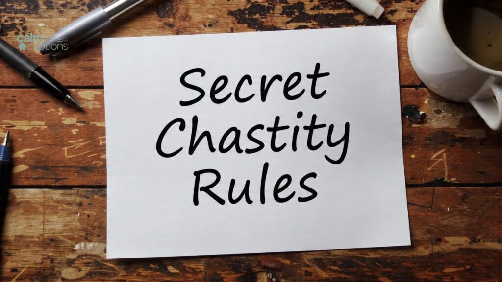 Secret Chastity Rules Captions
