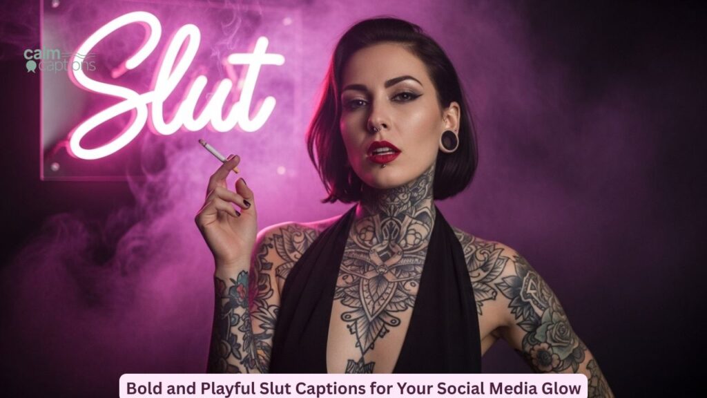 Bold and Playful Slut Captions for Your Social Media Glow