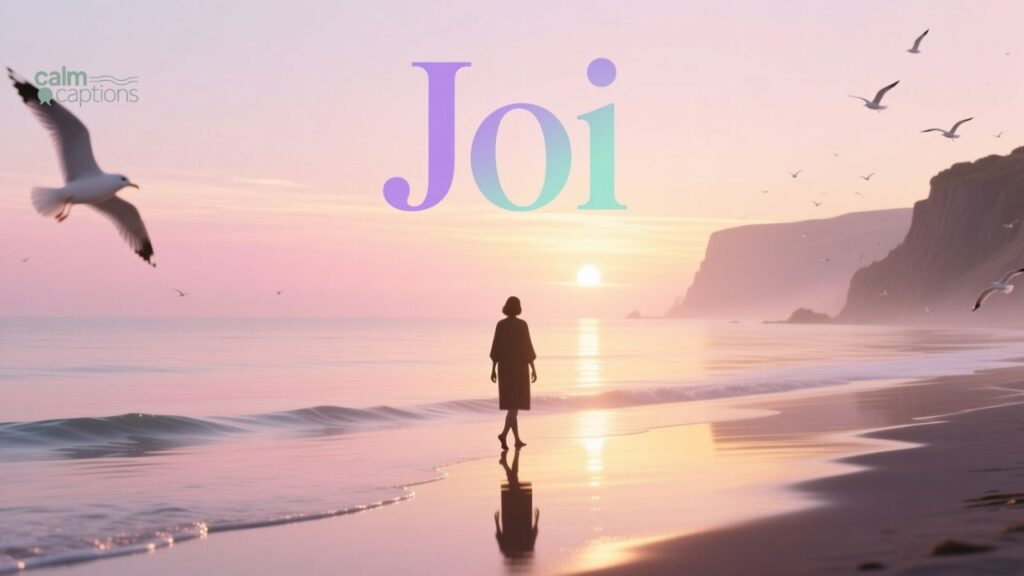 Aesthetic Joi Captions for Visual Appeal