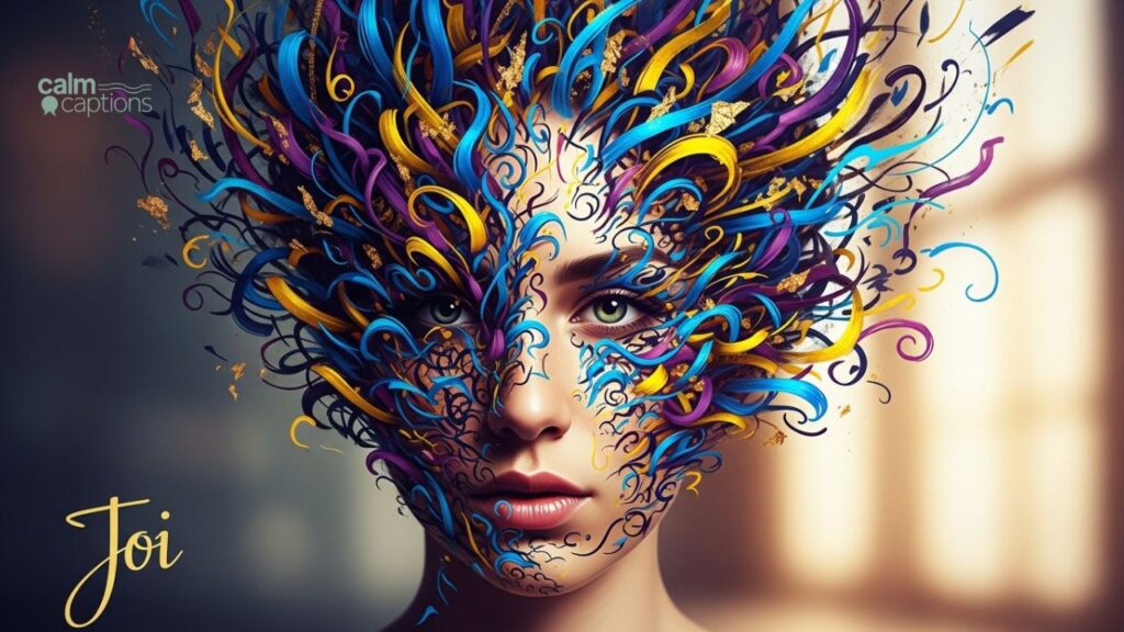 Artistic Joi Captions with Creative Flair