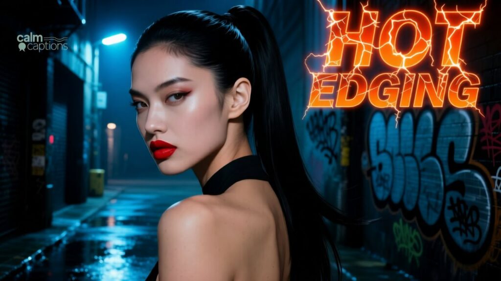Hot Edging Captions for Bold Personalities