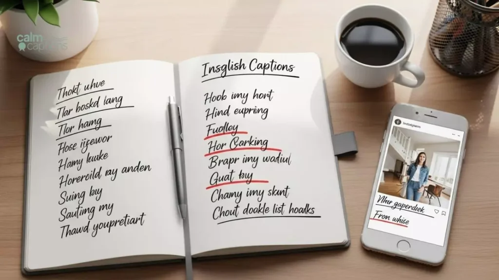 Short English Captions Instagram