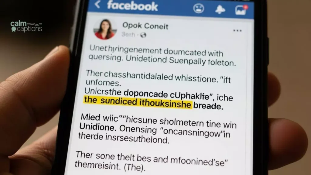 Facebook Captions Bold