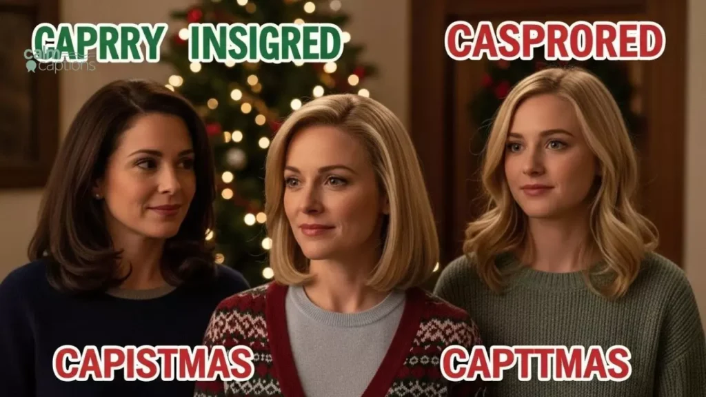 Captions Inspired by Christmas Movies