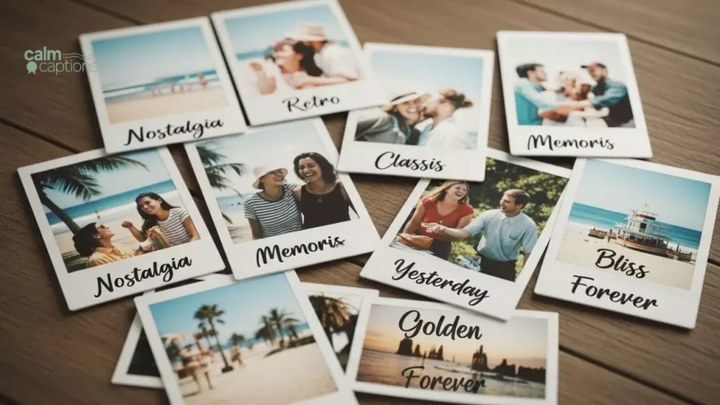 One Word Instagram Captions for Throwback