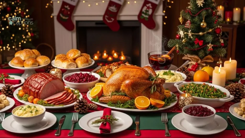 Christmas Food Captions