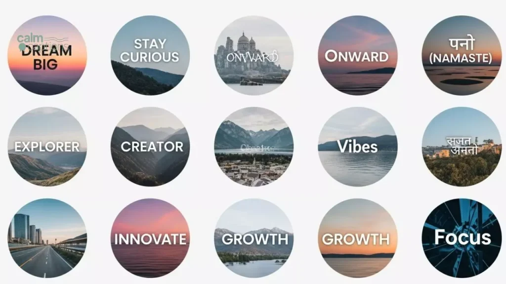 Short Captions for Profile Picture