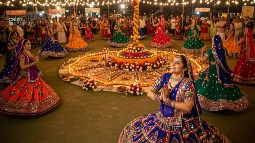 Spirit Memorable Garba Captions For Instagram Featuring