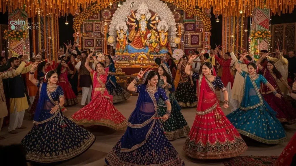 Joyful Navratri Garba Captions for Instagram