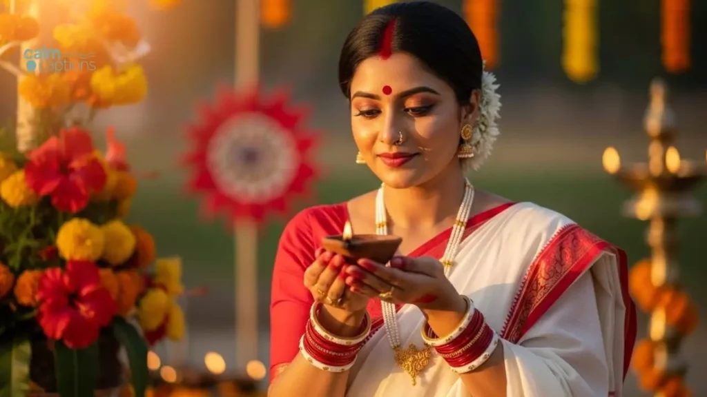 Poetic Bengali Captions For Instagram Puja