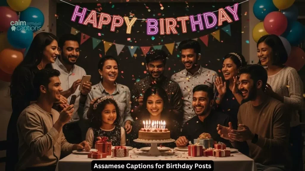 Assamese Captions for Birthday Posts