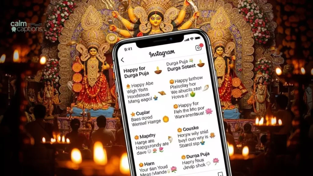 Beautiful Durga Puja Captions And Wishes For Instagram