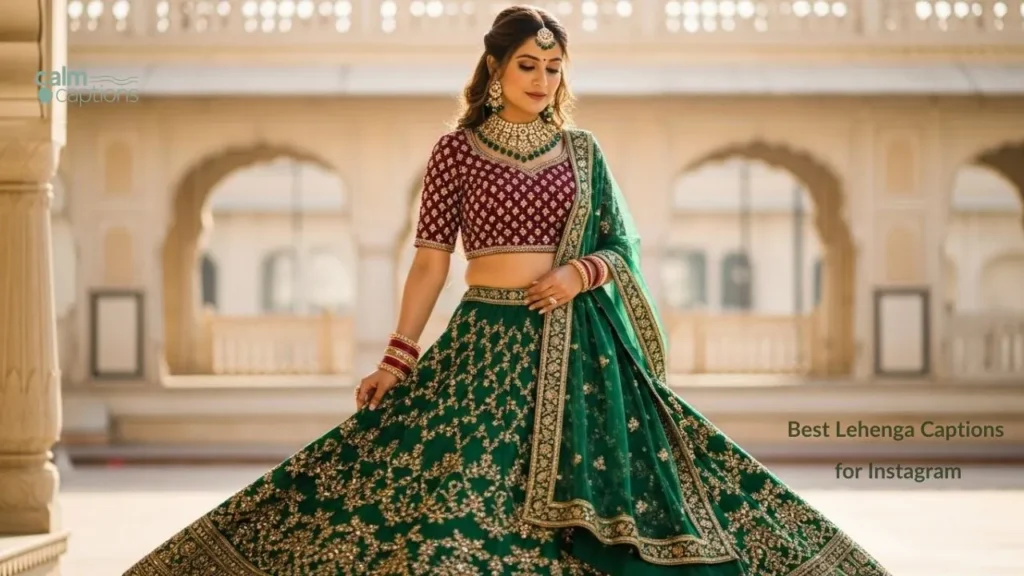 Best Lehenga Captions for Instagram