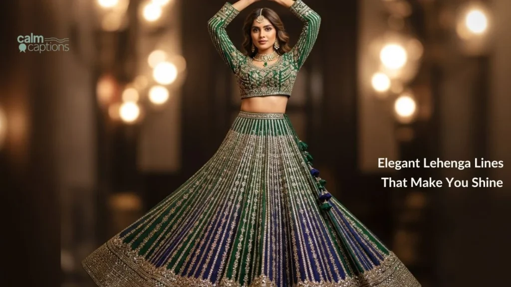 Elegant Lehenga Lines That Make You Shine