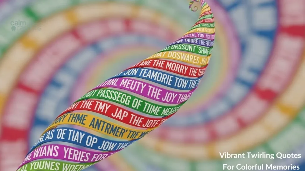 Vibrant Twirling Quotes For Colorful Memories