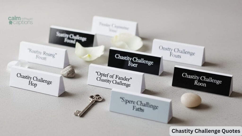 Chastity Challenge Quotes