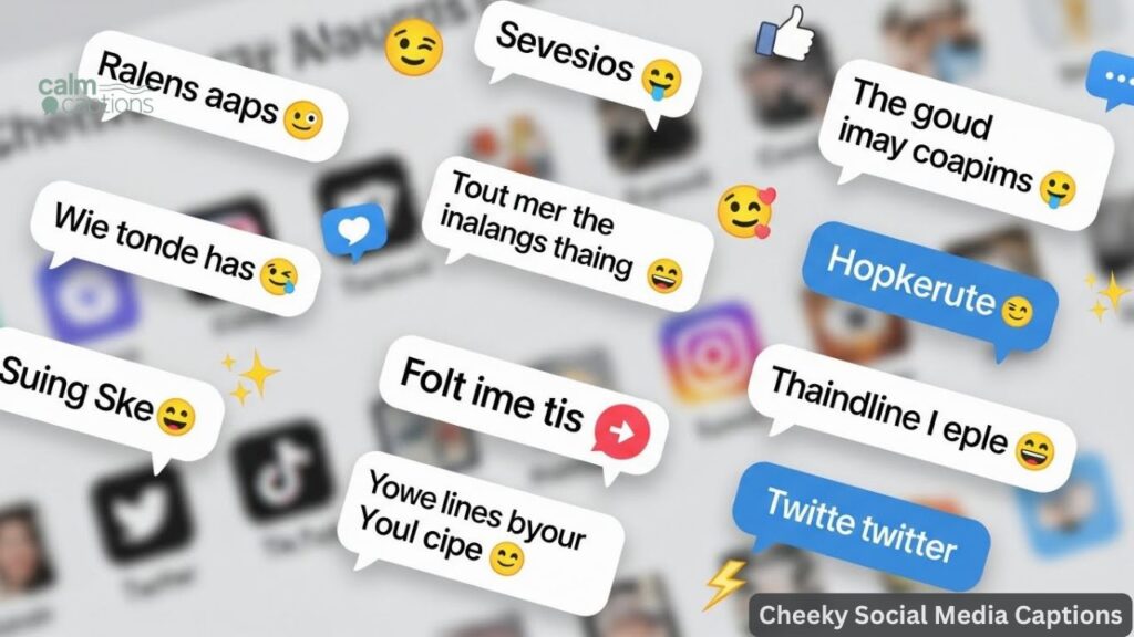 Cheeky Social Media Captions