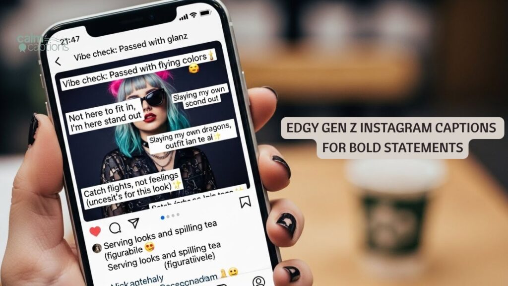 Edgy Gen Z Instagram Captions For Bold Statements