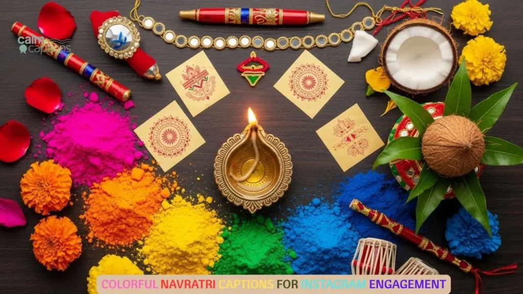 Colorful Navratri Captions For Instagram Engagement