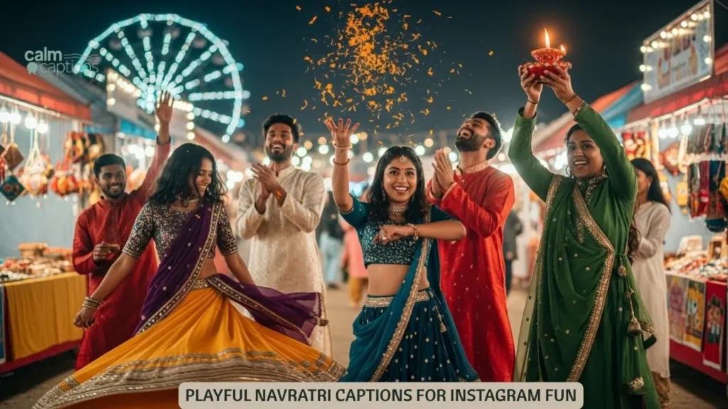Playful Navratri Captions For Instagram Fun