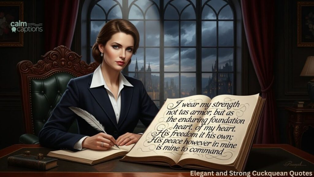 Elegant and Strong Cuckquean Quotes
