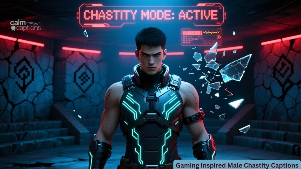 Gaming Inspired Male Chastity Captions