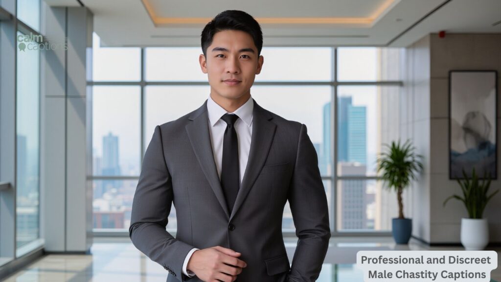 Professional and Discreet Male Chastity Captions