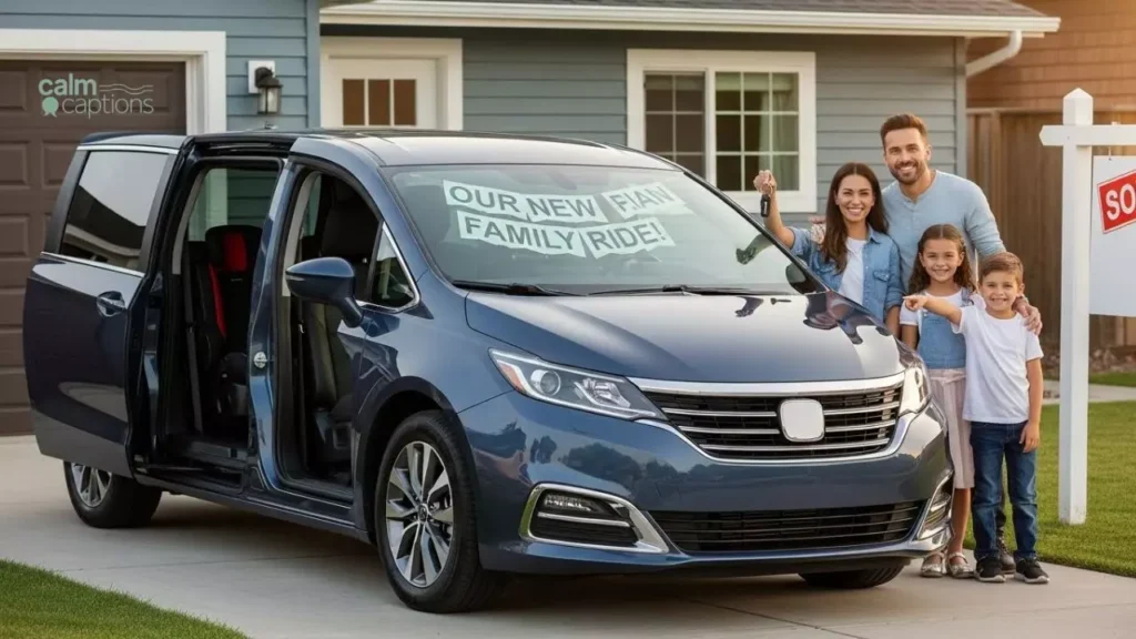 Simple New Car Captions for Family