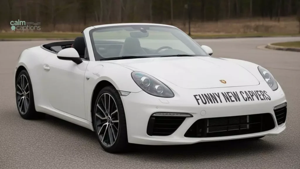 Funny New Car Captions for Convertible Lovers