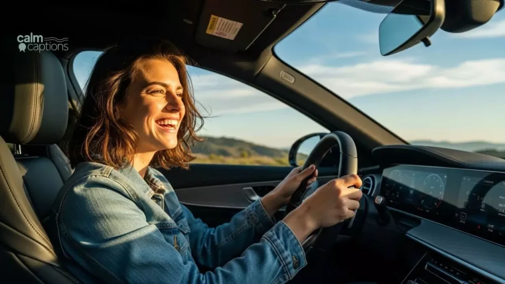 First Drive Excitement New Car Captions