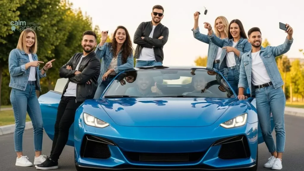 Friends & Squad New Car Captions