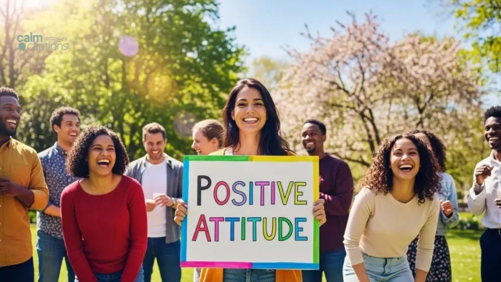 Positive Attitude Caption in Hindi