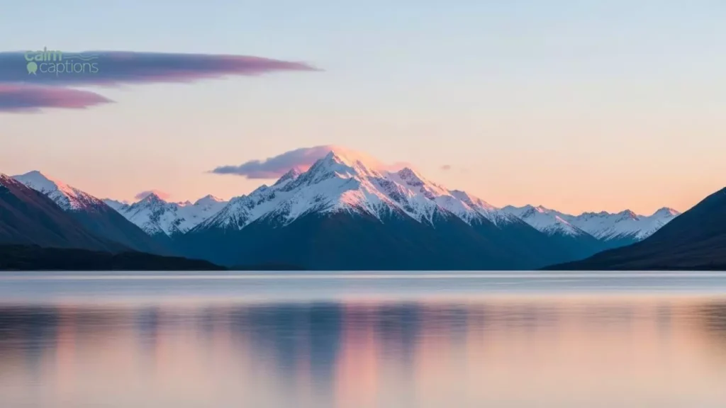 Minimal Mountain Captions