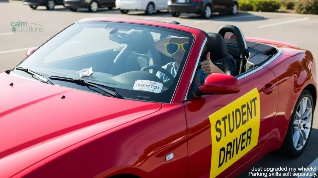 Short Funny New Car Captions for Instagram