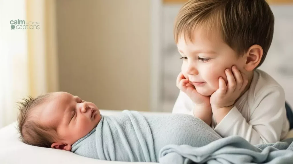 Caption for Newborn Baby Brother