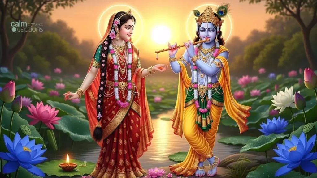 Devotional Radha Krishna Caption for Bhakti Posts