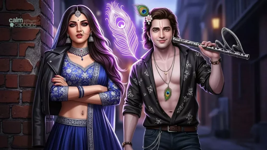 Cool & Attitude Radha Krishna Captions