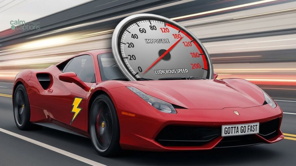 Funny New Car Captions for Speed Lovers