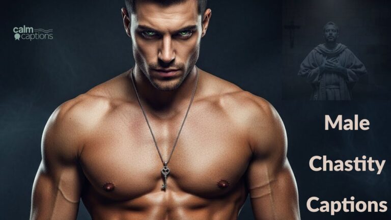 700+ Male Chastity Captions for Social Media and Private Chats
