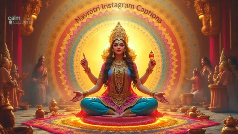350+ Navratri Instagram Captions for Garba Nights and Traditional Looks
