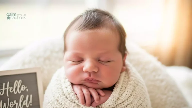 150+ Short & Sweet Newborn Baby Captions for Instagram